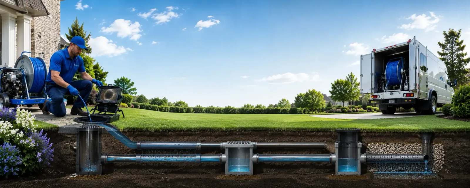 Outdoor drain cleaning information for Curtis, NE